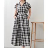 スキッパーフレンチスリーブワンピース | RMAF　NICE CLAUP / OLIVE des OLIVE | 詳細画像19 