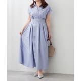 スキッパーフレンチスリーブワンピース | RMAF　NICE CLAUP / OLIVE des OLIVE | 詳細画像2 