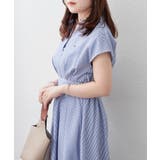 スキッパーフレンチスリーブワンピース | RMAF　NICE CLAUP / OLIVE des OLIVE | 詳細画像4 