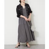 ブラック | シャーリングキャミワンピース | RMAF　NICE CLAUP / OLIVE des OLIVE