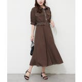 ブラウン | 【セットアップ】ジップブルゾン×ワンピース | RMAF NICE CLAUP / OLIVE des OLIVE
