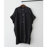 ブラック | 色々釦チュニックワンピース | RMAF　NICE CLAUP / OLIVE des OLIVE