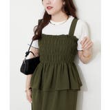 カーキ | 【セットアイテム】コーディネートワンピース+テレコT | RMAF　NICE CLAUP / OLIVE des OLIVE