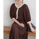 【Web限定】配色カットジャガードアンサンブル | NICE CLAUP / OLIVE des OLIVE　OUTLET | 詳細画像4 