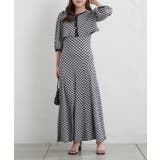 チェック | 【Web限定】配色カットジャガードアンサンブル | NICE CLAUP / OLIVE des OLIVE　OUTLET