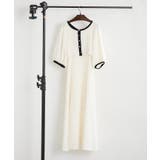 アイボリー | 【Web限定】配色カットジャガードアンサンブル | NICE CLAUP / OLIVE des OLIVE　OUTLET