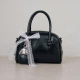 ブラック | レースリボン×チャームショルダー | RMAF　NICE CLAUP / OLIVE des OLIVE