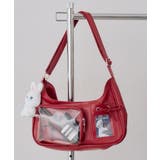 レッド | クリアポケットリボンBAG | RMAF NICE CLAUP / OLIVE des OLIVE