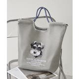 グレー | メッシュ刺繍コードトート | RMAF NICE CLAUP / OLIVE des OLIVE