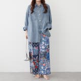 【nane】さらっと快適 インド綿 パッチワークパンツ | RMAF　NICE CLAUP / OLIVE des OLIVE | 詳細画像7 