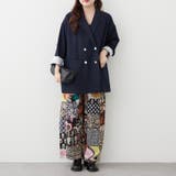 【nane】さらっと快適 インド綿 パッチワークパンツ | RMAF　NICE CLAUP / OLIVE des OLIVE | 詳細画像16 