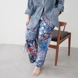 【nane】さらっと快適 インド綿 パッチワークパンツ | RMAF　NICE CLAUP / OLIVE des OLIVE | 詳細画像2 