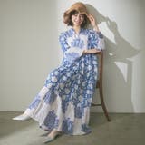 【nane】インド綿 総柄ワンピース | RMAF　NICE CLAUP / OLIVE des OLIVE | 詳細画像11 