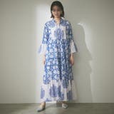 【nane】インド綿 総柄ワンピース | RMAF　NICE CLAUP / OLIVE des OLIVE | 詳細画像14 