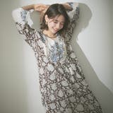 【nane】インド綿 総柄ワンピース | RMAF　NICE CLAUP / OLIVE des OLIVE | 詳細画像23 