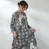 【nane】インド綿 総柄ワンピース | RMAF　NICE CLAUP / OLIVE des OLIVE | 詳細画像3 