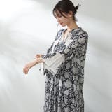 【nane】インド綿 総柄ワンピース | RMAF　NICE CLAUP / OLIVE des OLIVE | 詳細画像4 