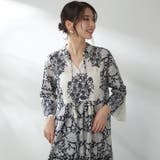 【nane】インド綿 総柄ワンピース | RMAF　NICE CLAUP / OLIVE des OLIVE | 詳細画像5 