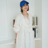 【nane】インド綿 ジャガードレースワンピース | RMAF　NICE CLAUP / OLIVE des OLIVE | 詳細画像1 