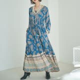 【nane】エスニック柄ワンピース | RMAF　NICE CLAUP / OLIVE des OLIVE | 詳細画像1 