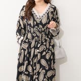 【nane】エスニック柄ワンピース | RMAF　NICE CLAUP / OLIVE des OLIVE | 詳細画像12 