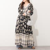 【nane】エスニック柄ワンピース | RMAF　NICE CLAUP / OLIVE des OLIVE | 詳細画像16 