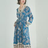 【nane】エスニック柄ワンピース | RMAF　NICE CLAUP / OLIVE des OLIVE | 詳細画像2 