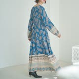 【nane】エスニック柄ワンピース | RMAF　NICE CLAUP / OLIVE des OLIVE | 詳細画像3 