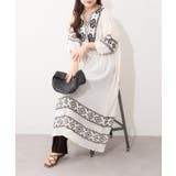 【NAO】エスニック刺繍ワンピース | RMAF　NICE CLAUP / OLIVE des OLIVE | 詳細画像10 