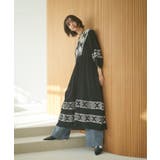 【NAO】エスニック刺繍ワンピース | RMAF　NICE CLAUP / OLIVE des OLIVE | 詳細画像2 
