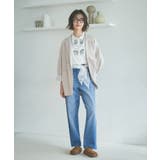 【nane】セットアップ対応 刺繍ブラウス | RMAF　NICE CLAUP / OLIVE des OLIVE | 詳細画像9 