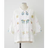 【nane】セットアップ対応 刺繍ブラウス | RMAF　NICE CLAUP / OLIVE des OLIVE | 詳細画像24 