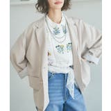 【nane】セットアップ対応 刺繍ブラウス | RMAF　NICE CLAUP / OLIVE des OLIVE | 詳細画像6 