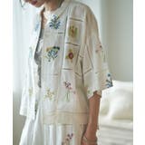 オフ | 【nane】セットアップ対応 刺繍ブラウス | RMAF　NICE CLAUP / OLIVE des OLIVE