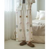 【nane】セットアップ対応 刺繍パンツ | RMAF　NICE CLAUP / OLIVE des OLIVE | 詳細画像1 