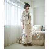 【nane】セットアップ対応 刺繍パンツ | RMAF　NICE CLAUP / OLIVE des OLIVE | 詳細画像7 