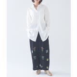 【nane】セットアップ対応 刺繍パンツ | RMAF　NICE CLAUP / OLIVE des OLIVE | 詳細画像15 