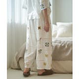 【nane】セットアップ対応 刺繍パンツ | RMAF　NICE CLAUP / OLIVE des OLIVE | 詳細画像5 