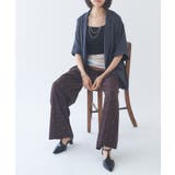 【nane】軽やかインド綿 ドット柄刺繍パンツ | RMAF　NICE CLAUP / OLIVE des OLIVE | 詳細画像4 
