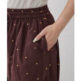 【nane】軽やかインド綿 ドット柄刺繍パンツ | RMAF　NICE CLAUP / OLIVE des OLIVE | 詳細画像32 