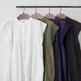 【NAO】ピンタック袖レース前釦ワンピース | RMAF　NICE CLAUP / OLIVE des OLIVE | 詳細画像11 