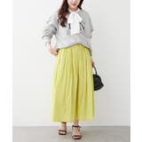 【NAO】コットン素材で快適 ギャザースカート | RMAF　NICE CLAUP / OLIVE des OLIVE | 詳細画像7 