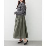 【NAO】コットン素材で快適 ギャザースカート | RMAF　NICE CLAUP / OLIVE des OLIVE | 詳細画像34 