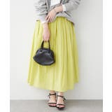 【NAO】コットン素材で快適 ギャザースカート | RMAF　NICE CLAUP / OLIVE des OLIVE | 詳細画像2 