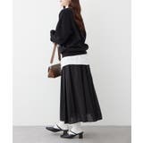 【NAO】コットン素材で快適 ギャザースカート | RMAF　NICE CLAUP / OLIVE des OLIVE | 詳細画像42 