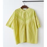 イエロー | 【NAO】ピンタックレース前釦ブラウス | RMAF　NICE CLAUP / OLIVE des OLIVE