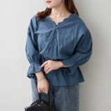 【NAO】シャーリングスカラップレースブラウス | RMAF　NICE CLAUP / OLIVE des OLIVE | 詳細画像6 