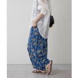 ブルー | 【NAO】アソート柄パンツ | RMAF　NICE CLAUP / OLIVE des OLIVE