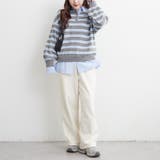 【nane】シャツドッキングニット | RMAF　NICE CLAUP / OLIVE des OLIVE | 詳細画像9 