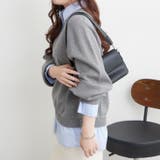 【nane】シャツドッキングニット | RMAF　NICE CLAUP / OLIVE des OLIVE | 詳細画像17 